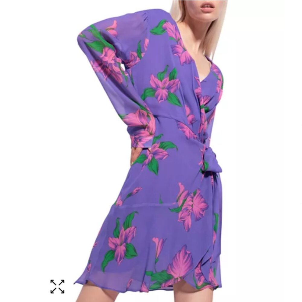 PINKO Floral Wrap Dress